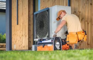 Green Home Solution eat pump service by a technician in Vancouver